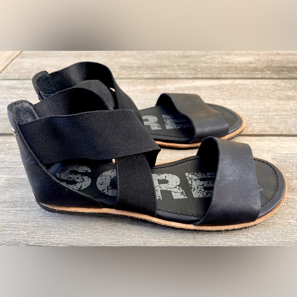 Sorel Ella Leather Sandals Women 6 - Picture 4 of 8